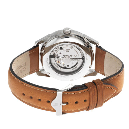 LIP 671558 Himalaya Coeur Automatic Brown Leather Strap