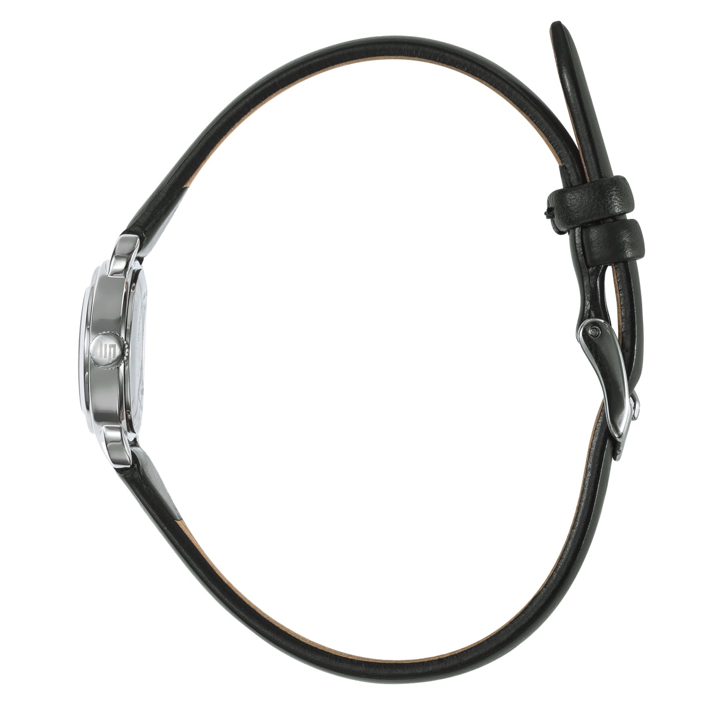 LIP 671619 Lip Herriette Black Leather Strap