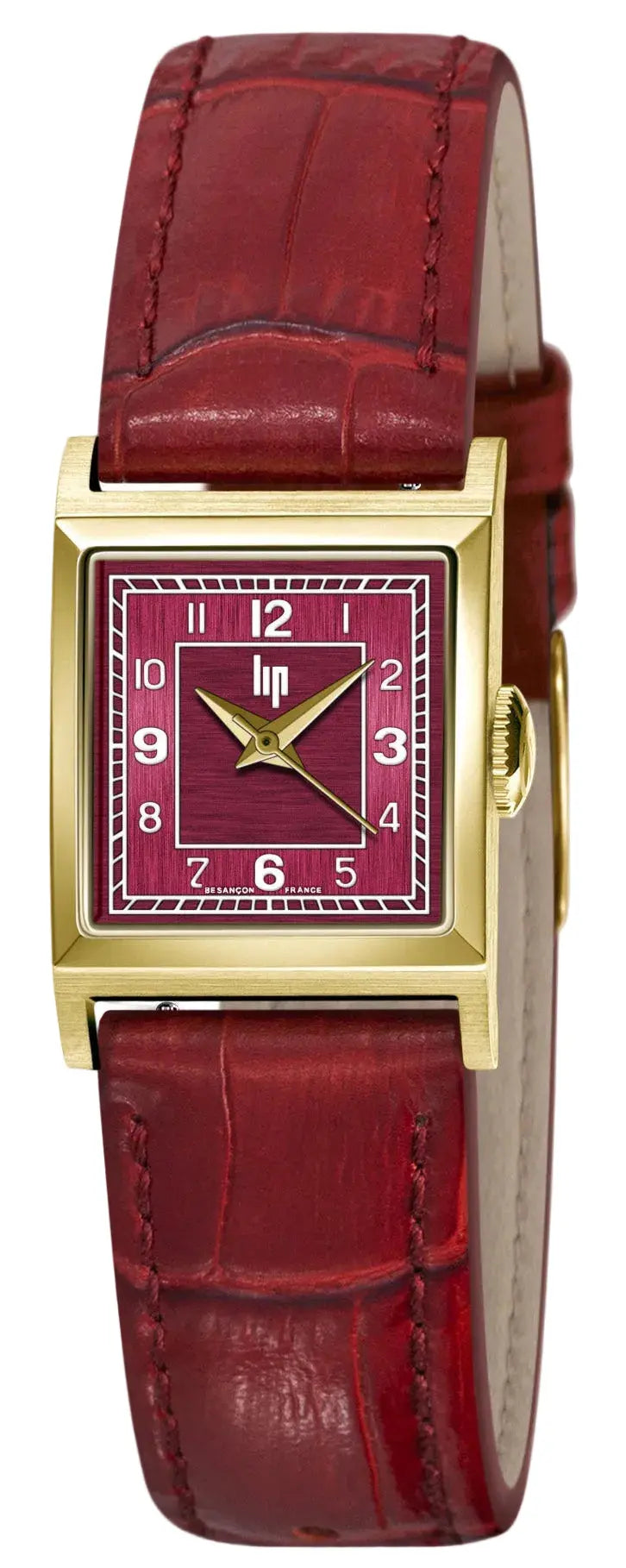 LIP 671622 Lip Churchill C18 Red Leather Strap