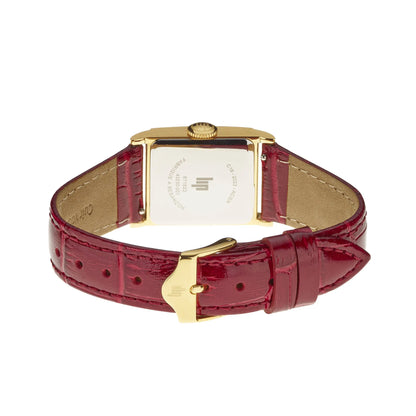 LIP 671622 Lip Churchill C18 Red Leather Strap