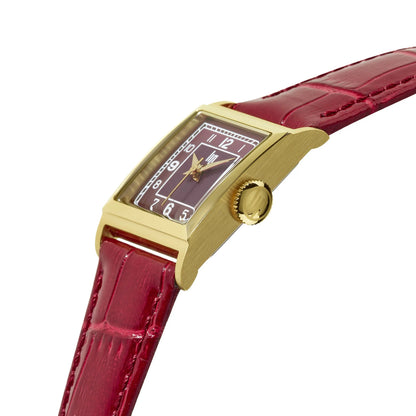 LIP 671622 Lip Churchill C18 Red Leather Strap