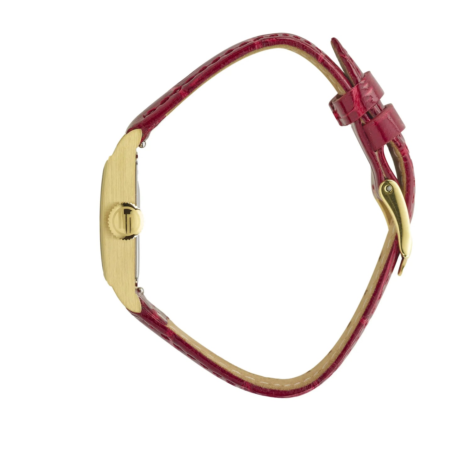 LIP 671622 Lip Churchill C18 Red Leather Strap