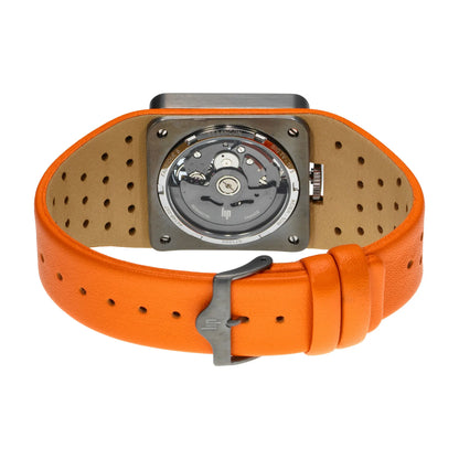 LIP 671660 Big TV Automatic Orange Leather Strap