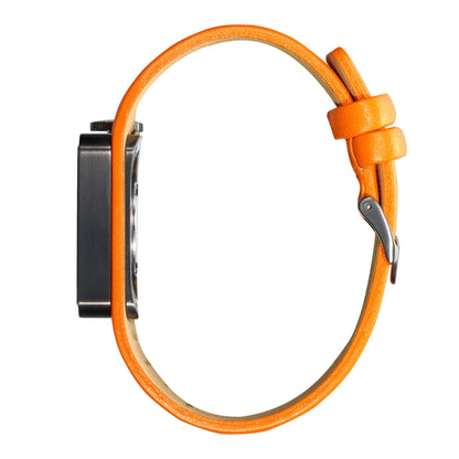 LIP 671660 Big TV Automatic Orange Leather Strap