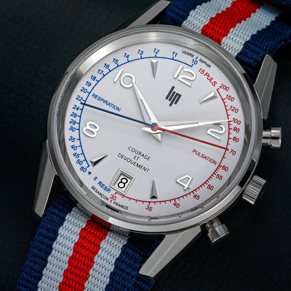 LIP 671707 Courage White Rubber Strap