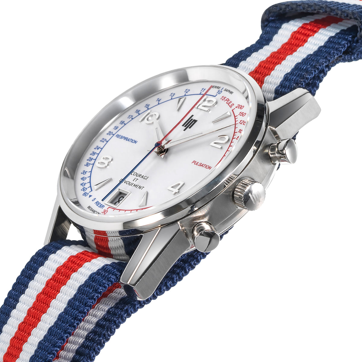 LIP 671707 Courage White Rubber Strap