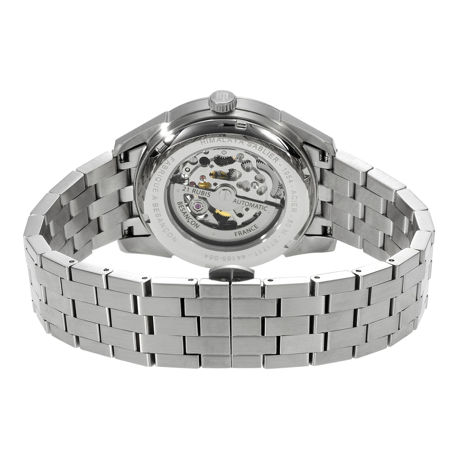 LIP 671717 Himalaya Sablier Automatic Stainless Steel Bracelet