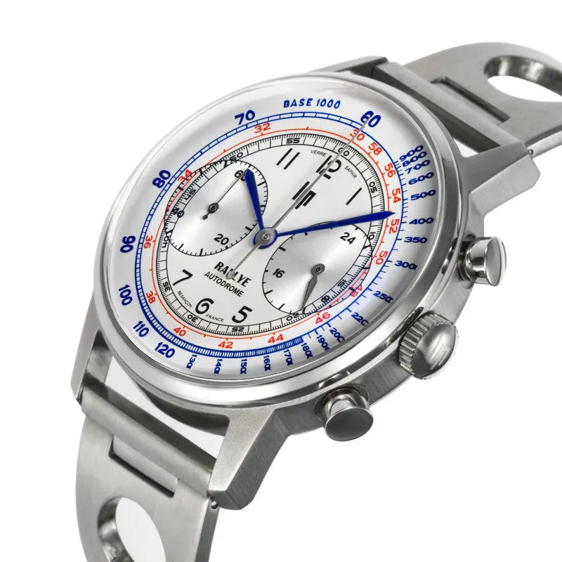 LIP 671827 Rallye Meca Chronograph Stainless Steel Bracelet