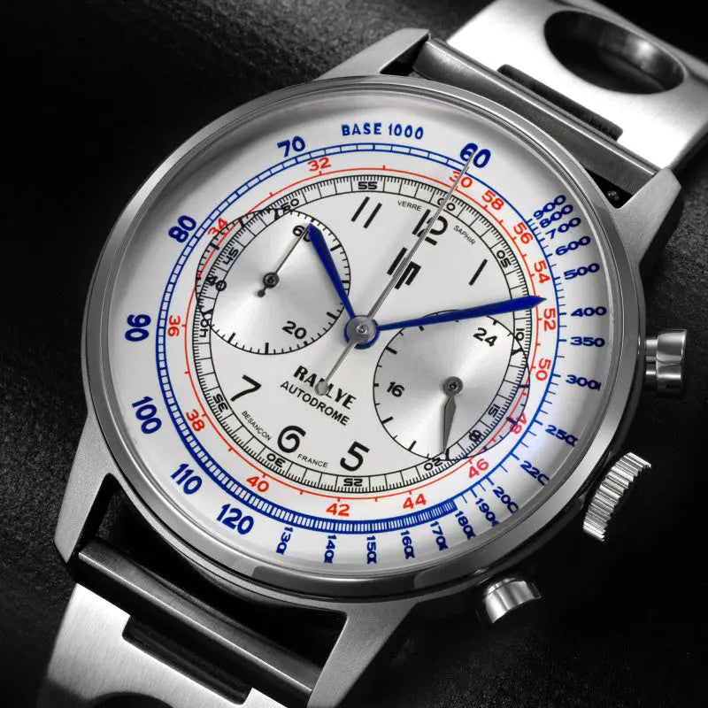 LIP 671827 Rallye Meca Chronograph Stainless Steel Bracelet