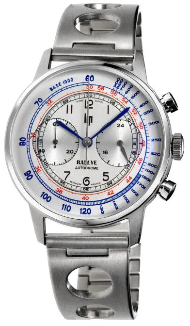 LIP 671827 Rallye Meca Chronograph Stainless Steel Bracelet