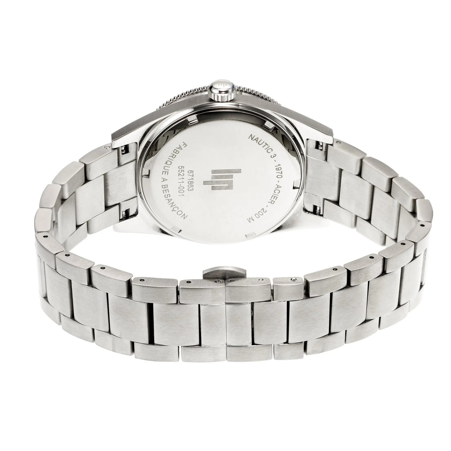 LIP 671863 Nautic 3 Stainless Steel Bracelet