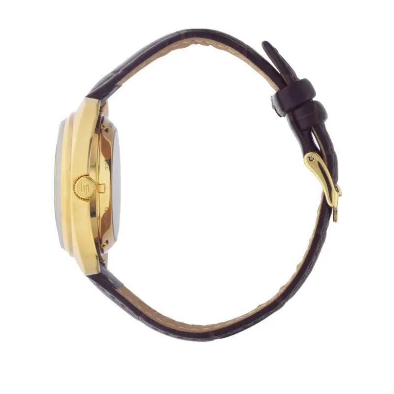 LIP 671881 General De Gaulle Automatic Brown Leather Strap