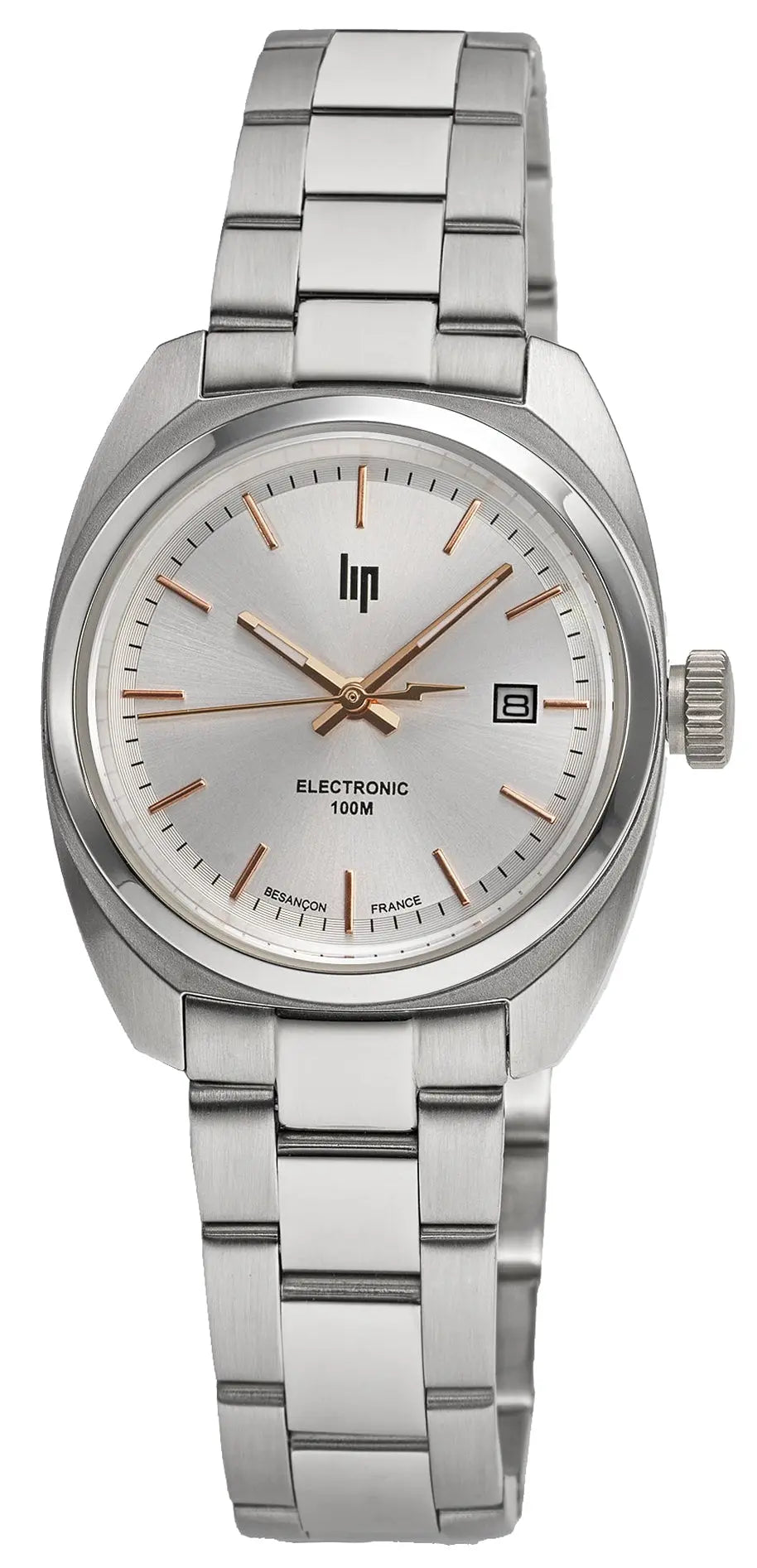 LIP 671883 General De Gaulle Silver Stainless Steel Bracelet