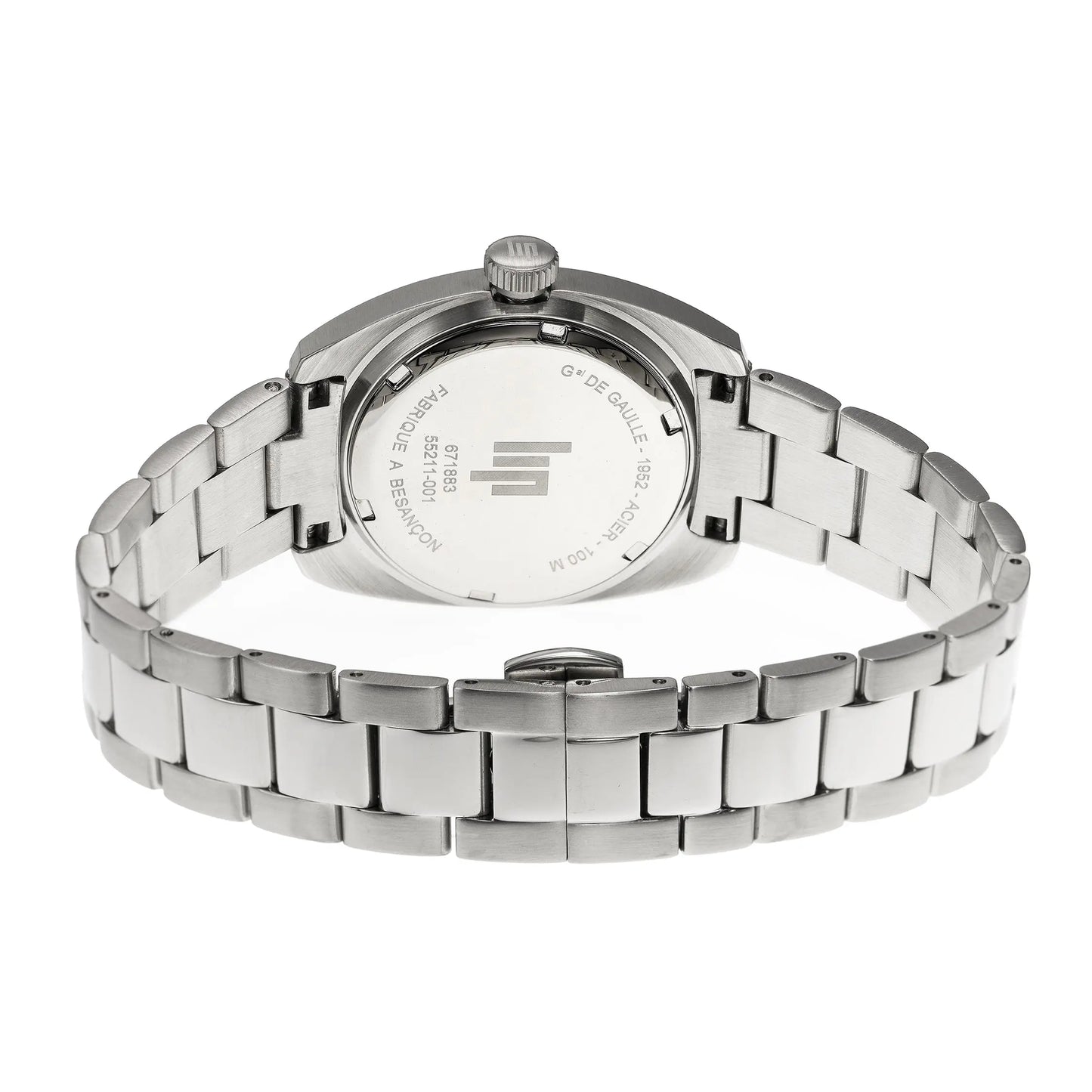 LIP 671883 General De Gaulle Silver Stainless Steel Bracelet