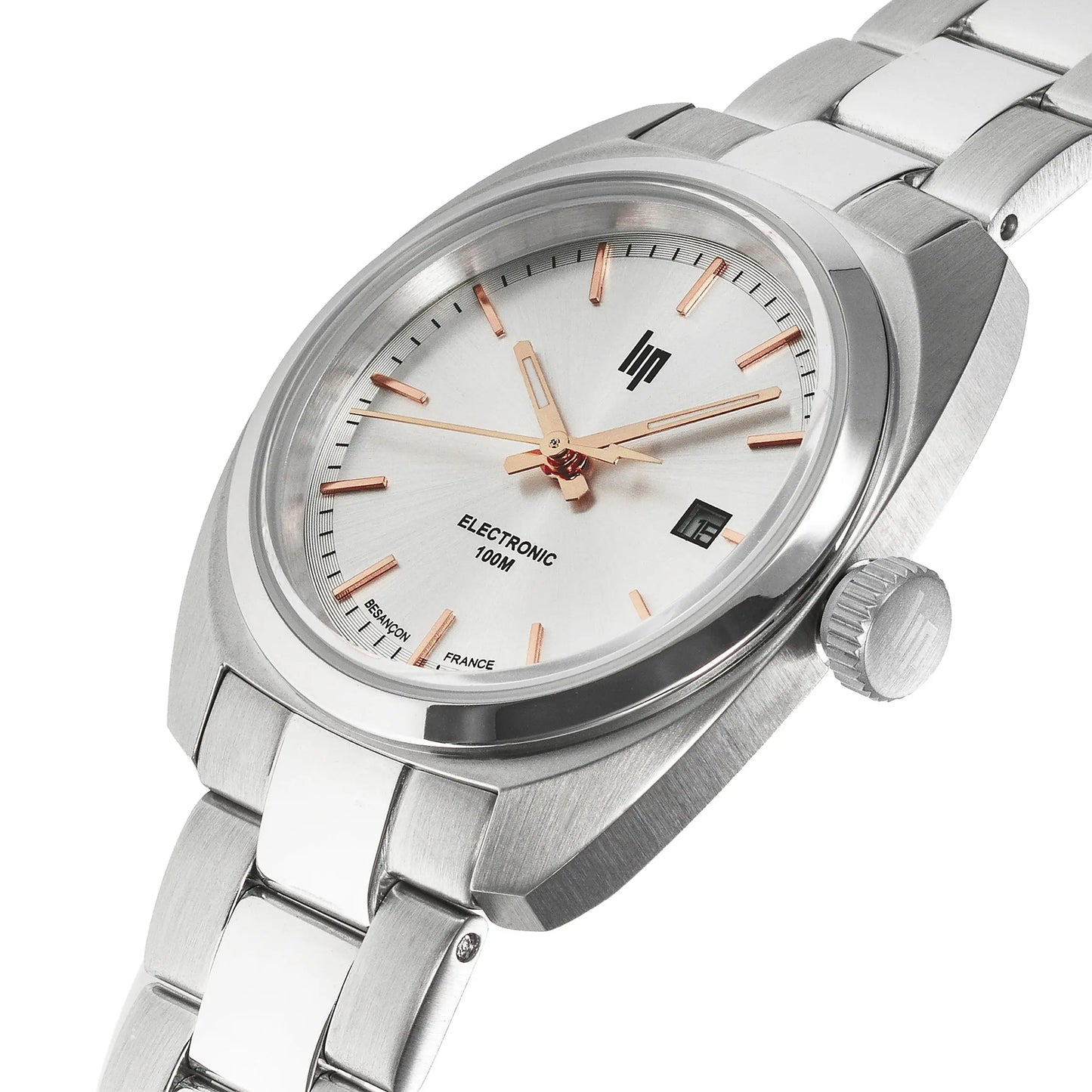 LIP 671883 General De Gaulle Silver Stainless Steel Bracelet