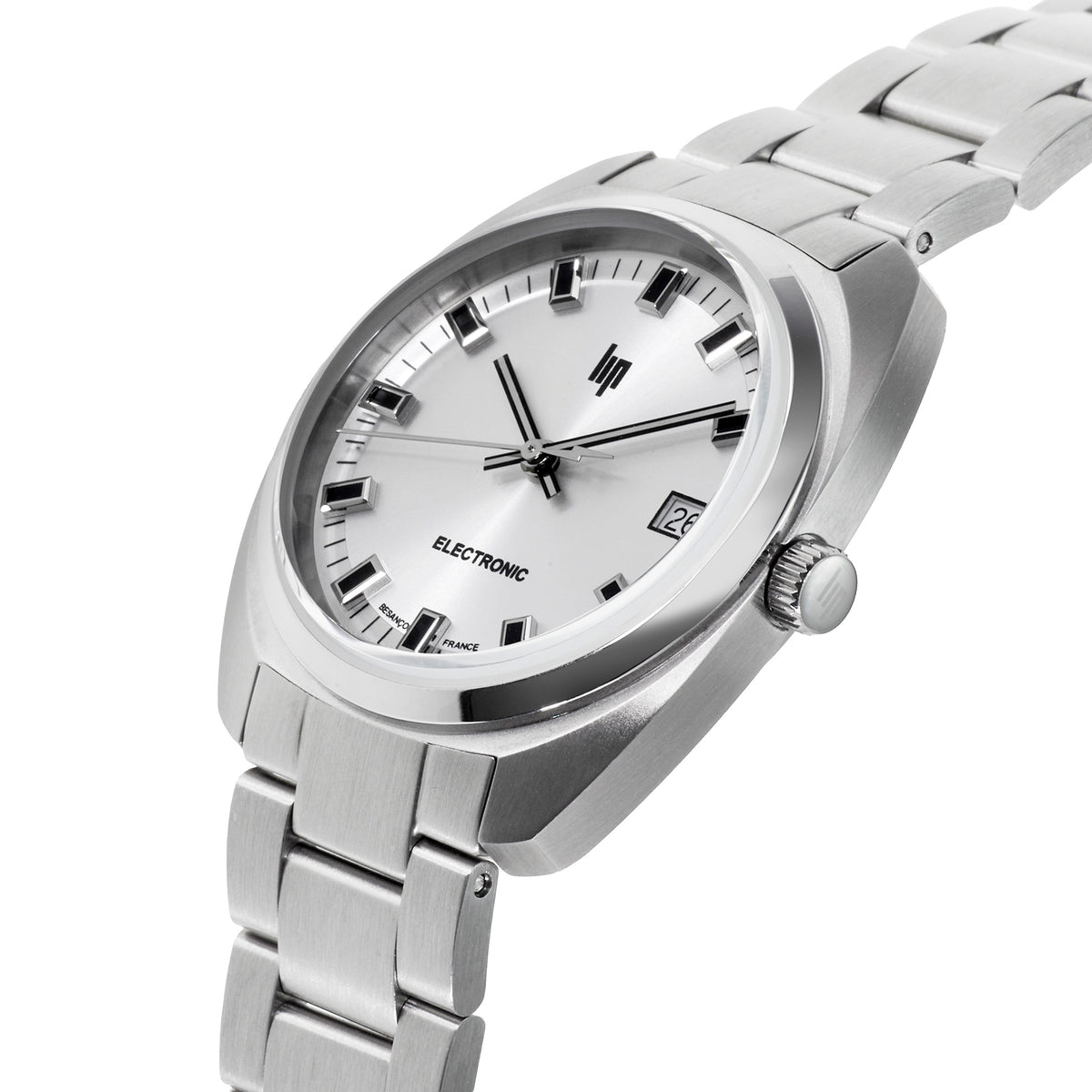 LIP 671884 General De Gaulle Silver Stainless Steel Bracelet