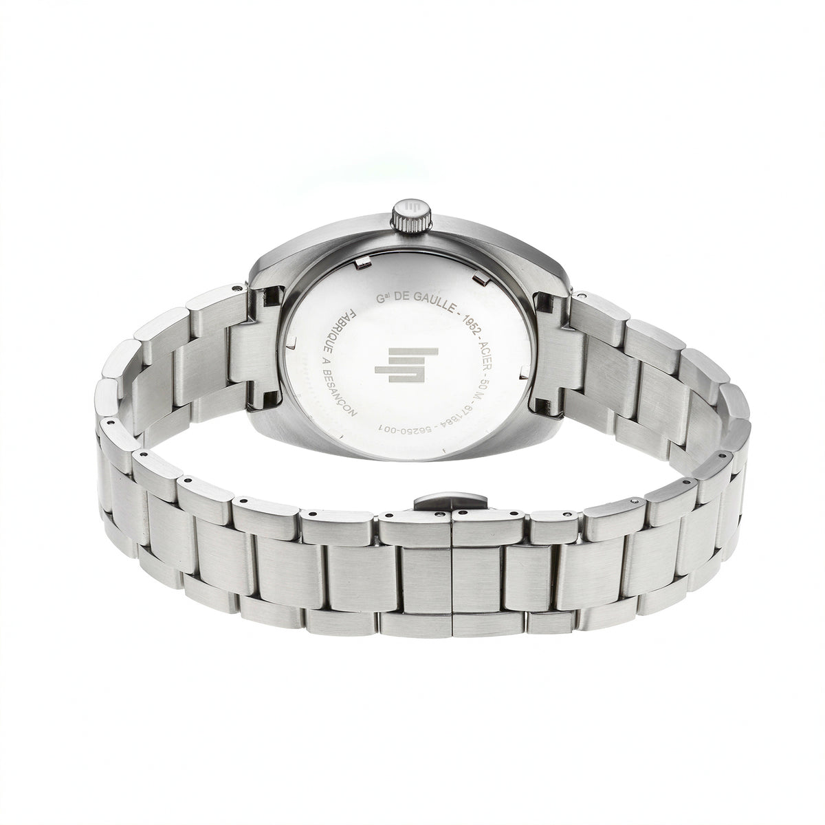 LIP 671884 General De Gaulle Silver Stainless Steel Bracelet