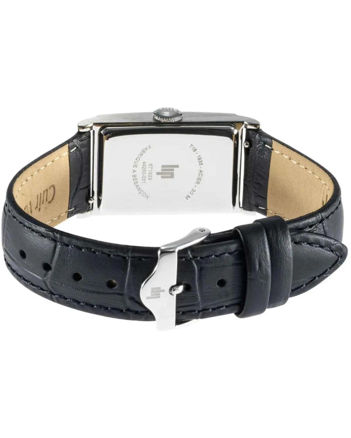 LIP 671929 Churchill T18 Black Leather Strap