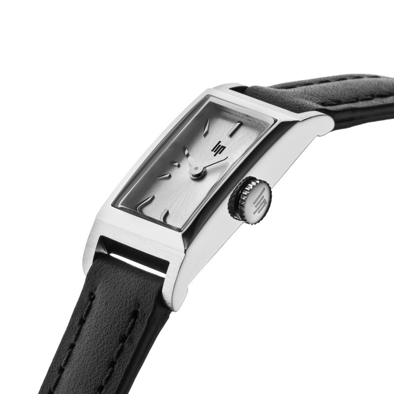 LIP 671931 Churchill T13 Black Leather Strap