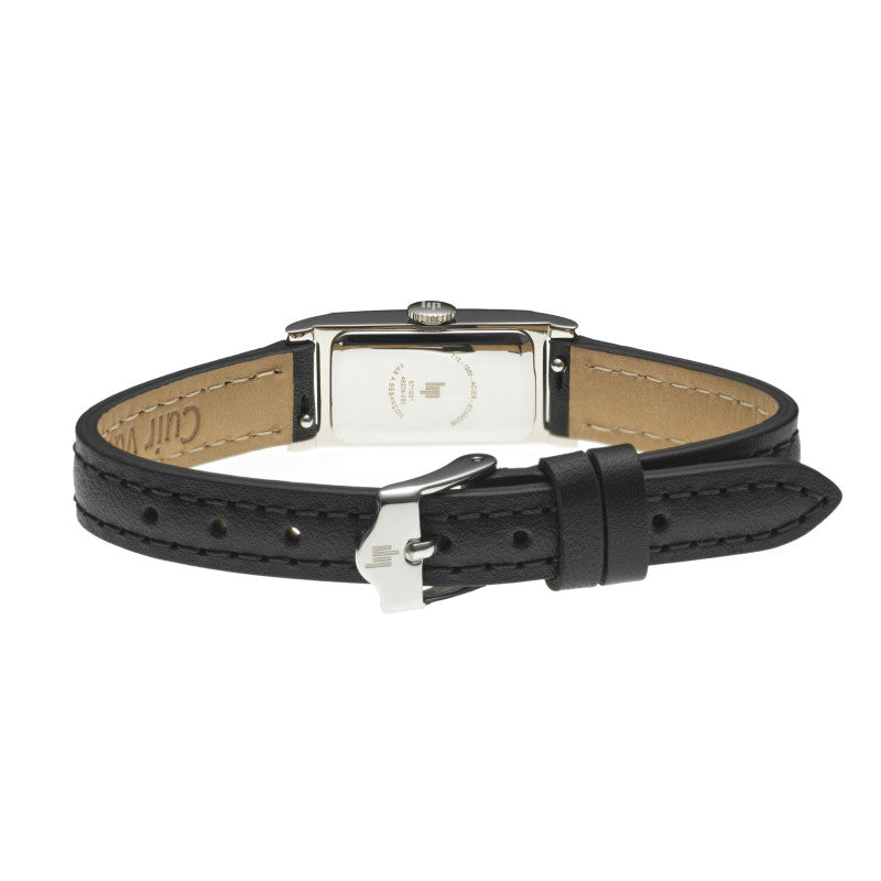 LIP 671931 Churchill T13 Black Leather Strap