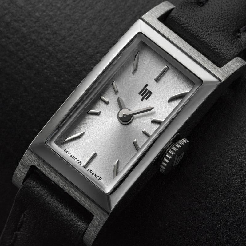 LIP 671931 Churchill T13 Black Leather Strap