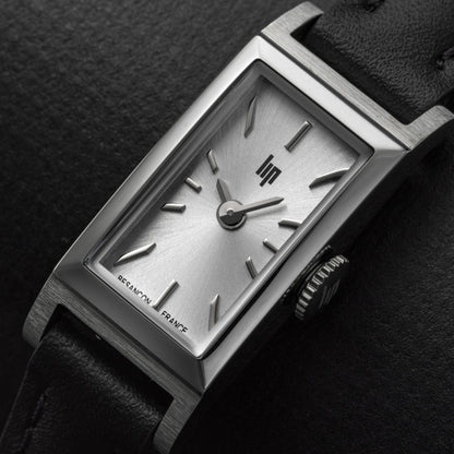 LIP 671931 Churchill T13 Black Leather Strap