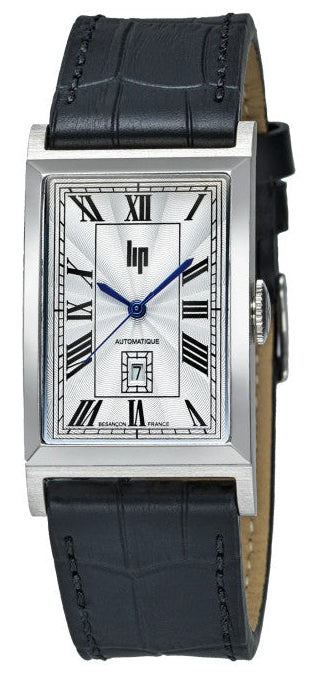 LIP 671934 Churchill T26 Automatic Black Leather Strap