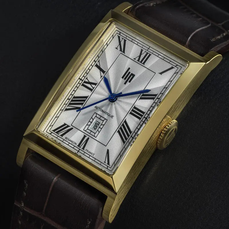 LIP 671935 Churchill T26 Automatic Brown Leather Strap