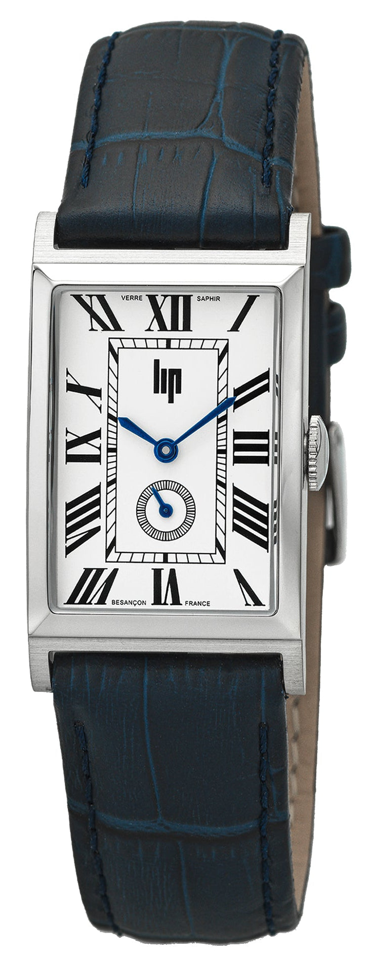 LIP 671938 Churchill T24 Blue Leather Strap