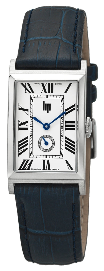 LIP 671938 Churchill T24 Blue Leather Strap