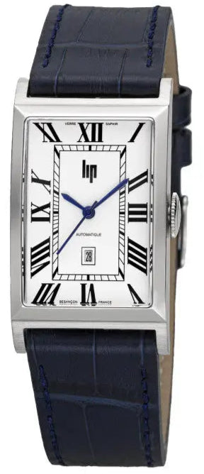 LIP 671939 Churchill T26 Automatic Black Leather Strap