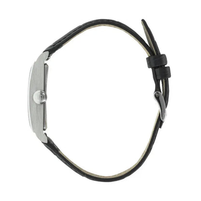 LIP 671944 Churchill T24 Black Leather Strap