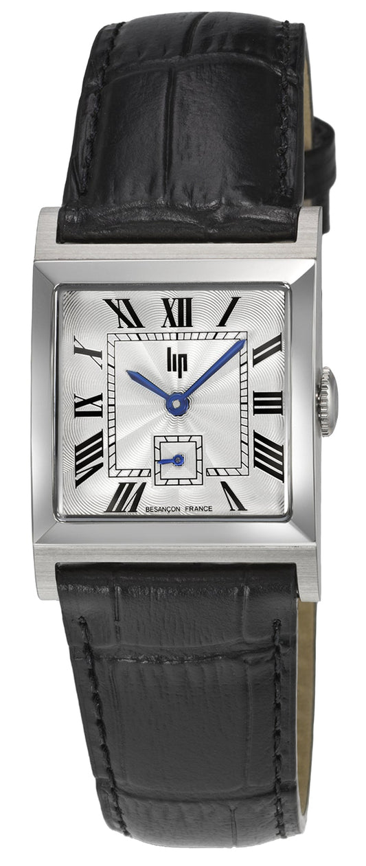 LIP 671948 Churchill C26 Black Leather Strap