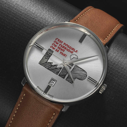 LIP 671950 Lip C'est Possible Brown Leather Strap