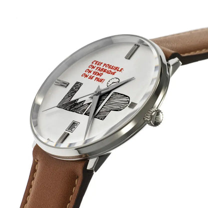 LIP 671956 Lip C'est Possible Brown Leather Strap