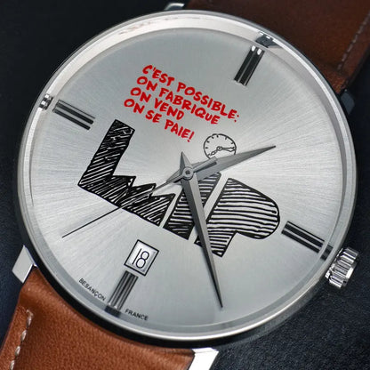 LIP 671956 Lip C'est Possible Brown Leather Strap