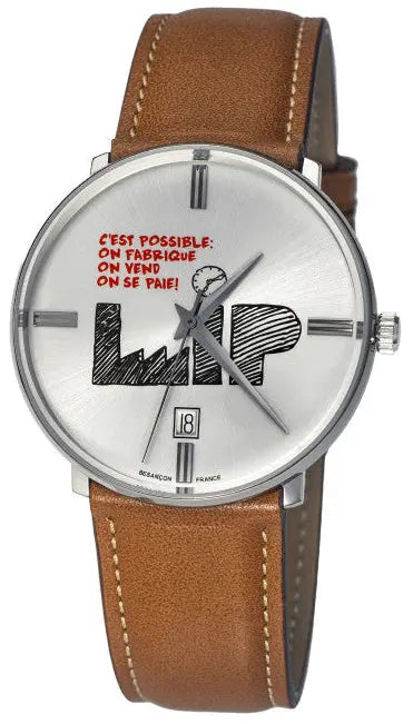 LIP 671956 Lip C'est Possible Brown Leather Strap