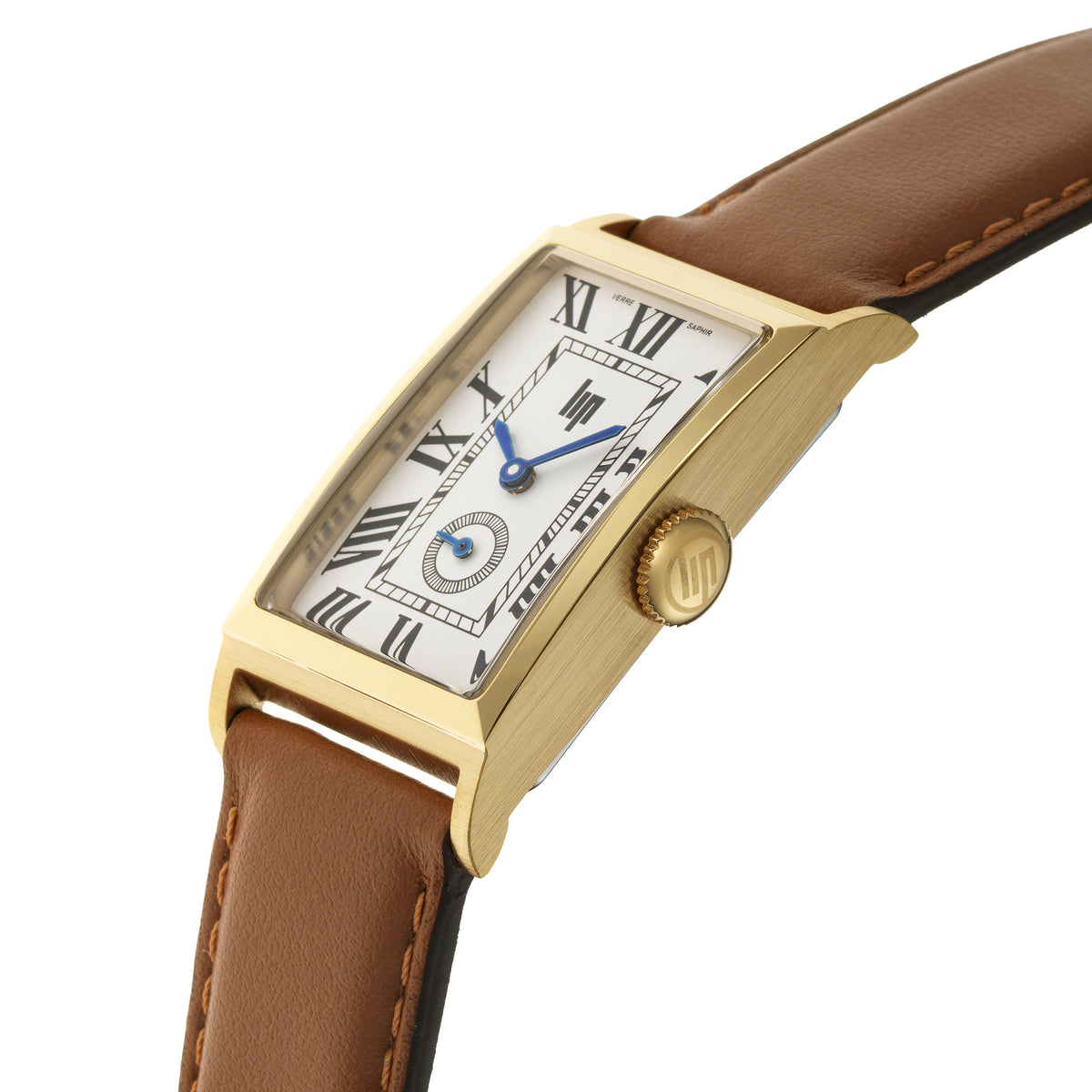 LIP 671960 Churchill T18 Brown Leather Strap