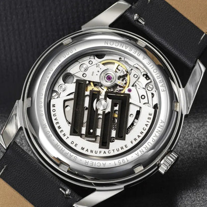 LIP 676010 Annapurna Automatic Black Leather Strap