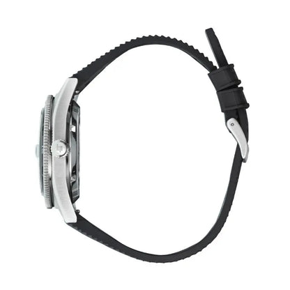 LIP 676050 Nautic 666 Automatic Black Rubber Strap