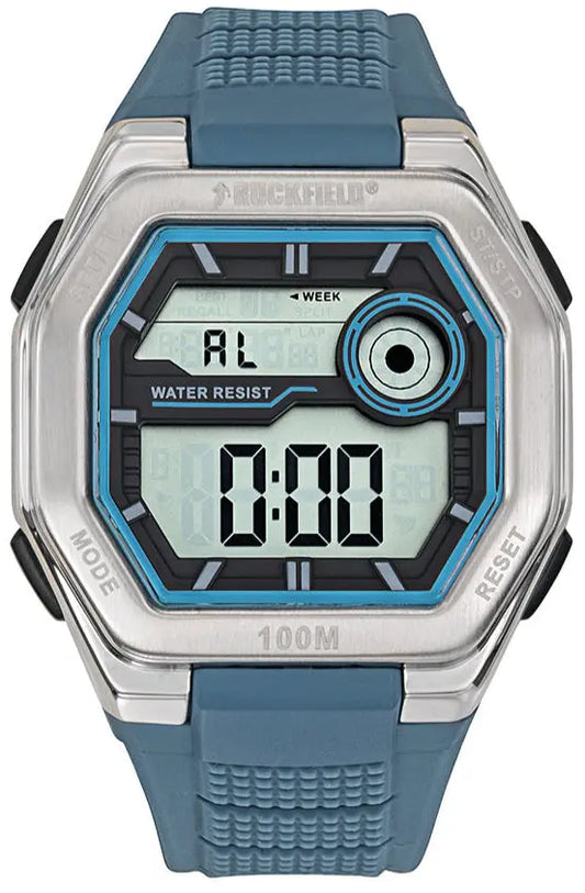 Ruckfield 685205 Digital Blue Rubber Strap