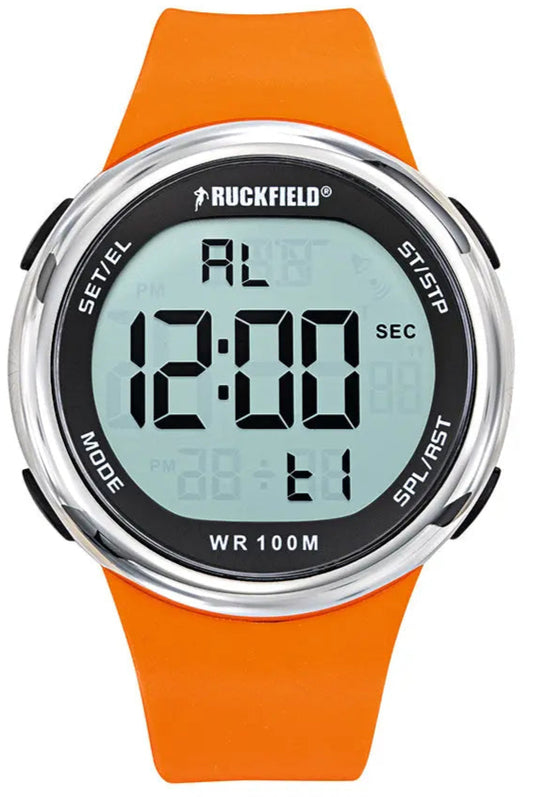 Ruckfield 685230 Digital Orange Rubber Strap
