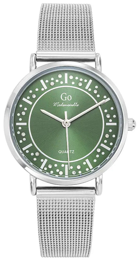 GO Girl Only 695590 Silver Stainless Steel Mesh Bracelet
