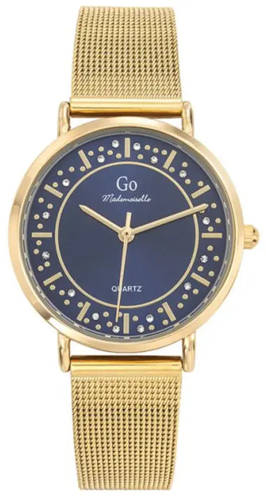 GO Girl Only 695592 Gold Stainless Steel Mesh Bracelet