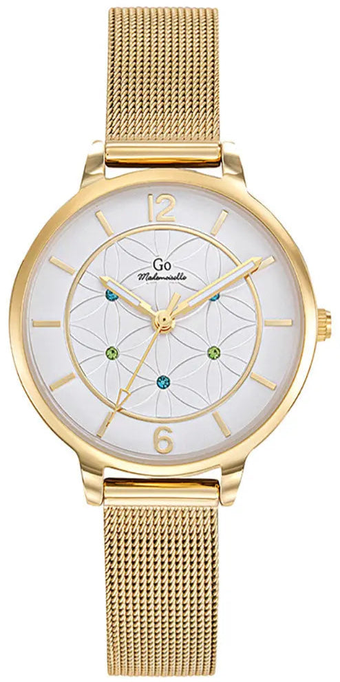 GO Girl Only 695607 Gold Stainless Steel Mesh Bracelet