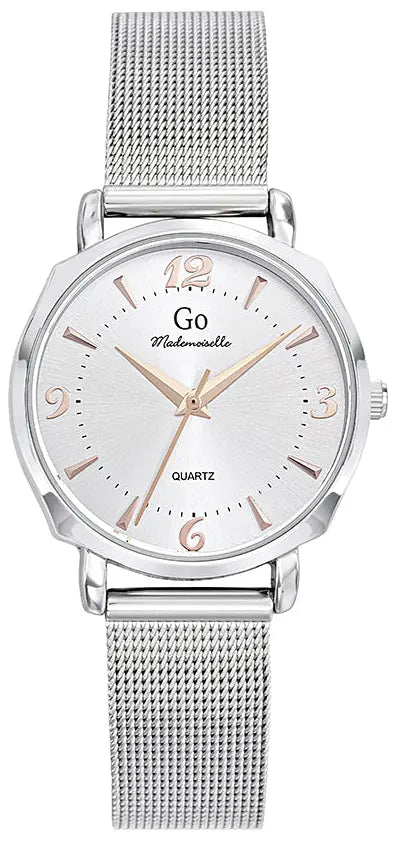 GO Girl Only 695615 Silver Stainless Steel Mesh Bracelet