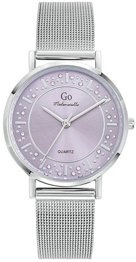 GO Girl Only 695618 Silver Stainless Steel Mesh Bracelet