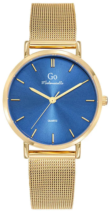 GO Girl Only 695621 Gold Stainless Steel Mesh Bracelet
