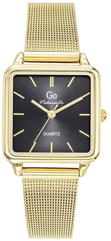 GO Girl Only 695625 Gold Stainless Steel Mesh Bracelet