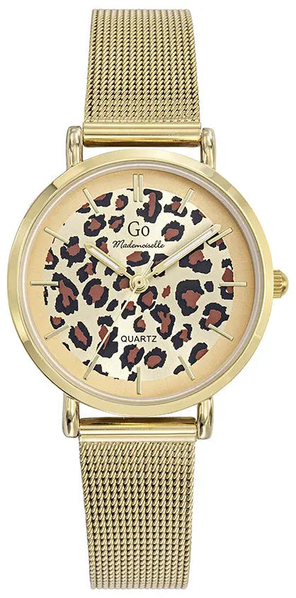 GO Girl Only 695631 Gold Stainless Steel Mesh Bracelet